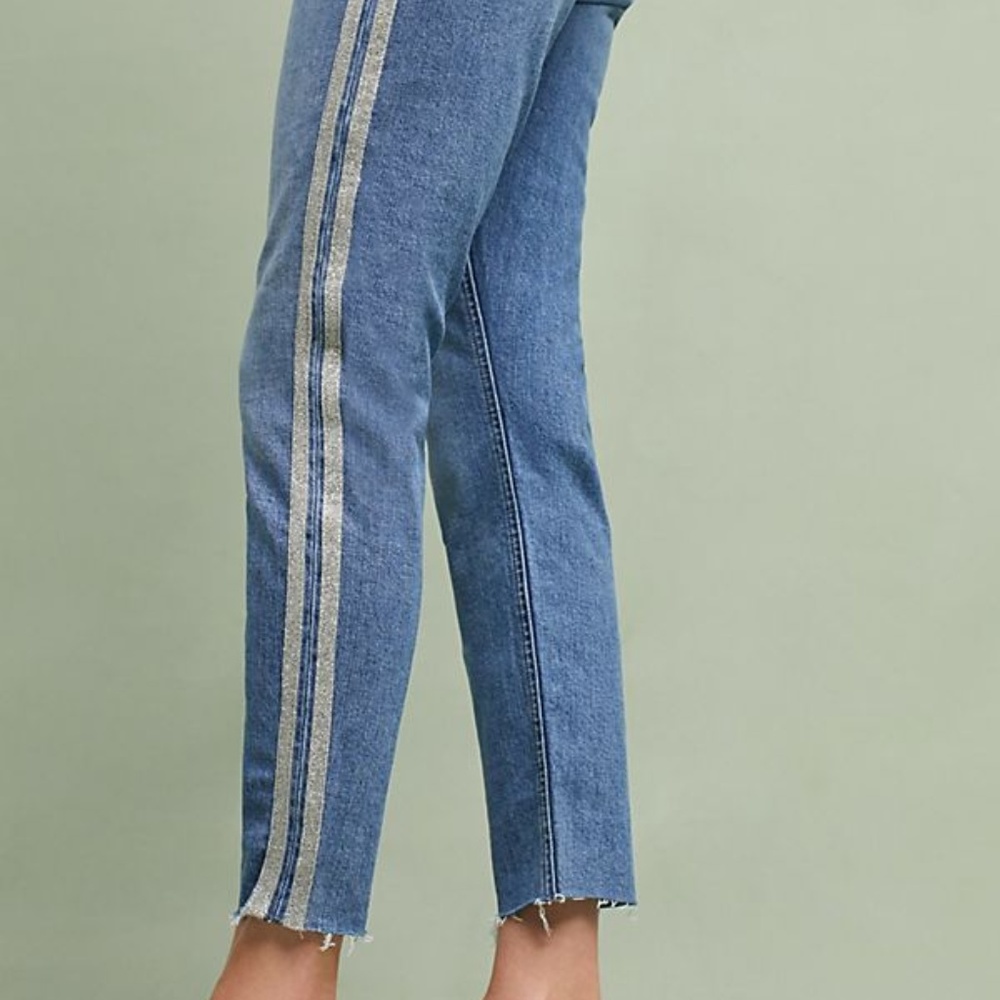 Anthropologie Pilcro High-Rise Slim Straight Jeans